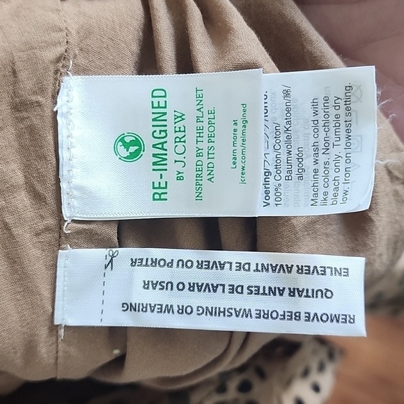 J.Crew Leopard Print tiered mini dress size small - Picture 8 of 9